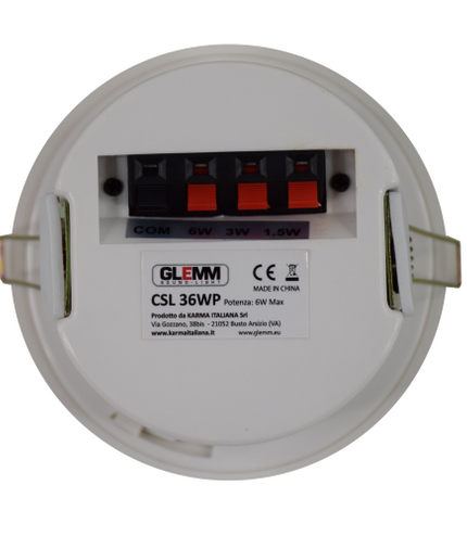 GLEMM CSL 36WP | 100V - 6W Waterproof Speaker