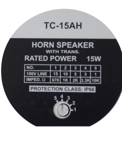 GLEMM TC 15AH | 15W Aluminum Waterproof Horn