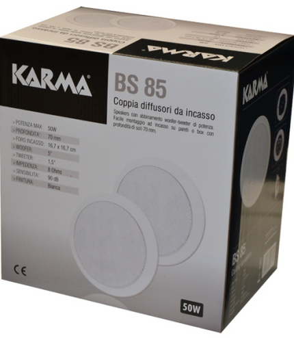 GLEMM BS 85 | Speaker pair 2 x 50W