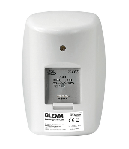 Glemm BS 525 White Speaker 80W