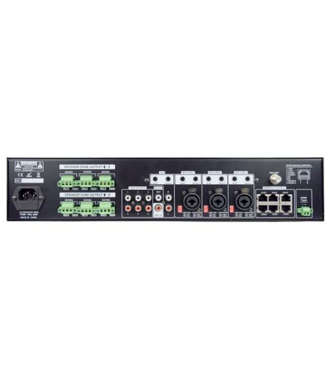 GLEMM PAA 6240DMZ | 6x240W 6-zone matrix amplifier