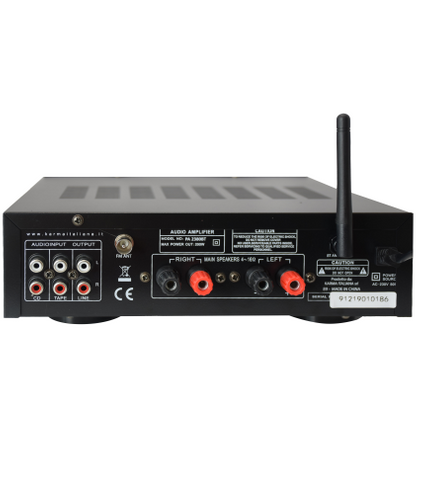 GLEMM PA 2380BT | Stereo amplifier 2x50W Display, MP3, Bluetooth