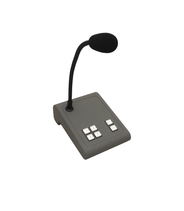 Biamp/Commercial MICPAT-4 -4-Zone Paging Microphone with gooseneck
